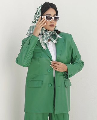 کت چرم سبز 💚
